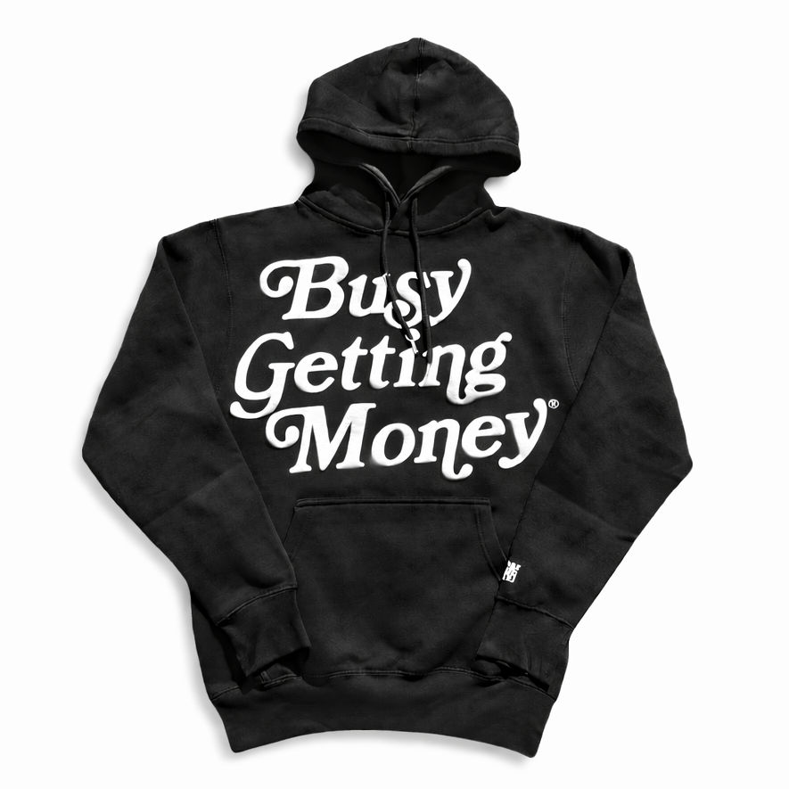 Busy Getting Money®
 “3D  Puff Print Logo”Hoodie