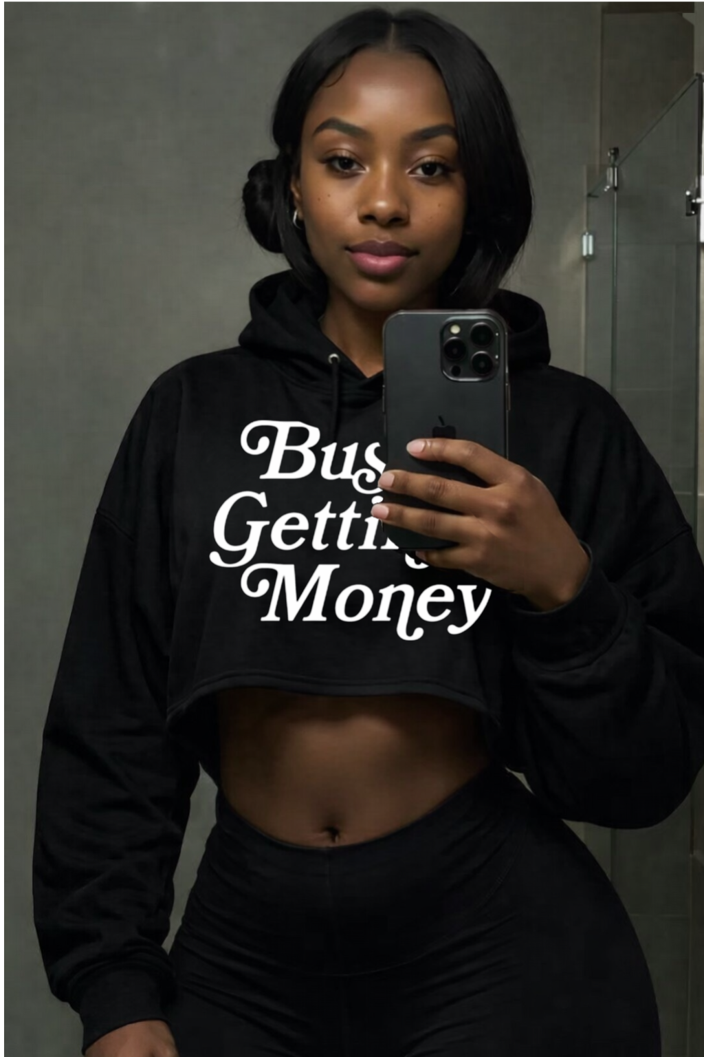 Busy Getting Money® Women’s Cropped Hoodie