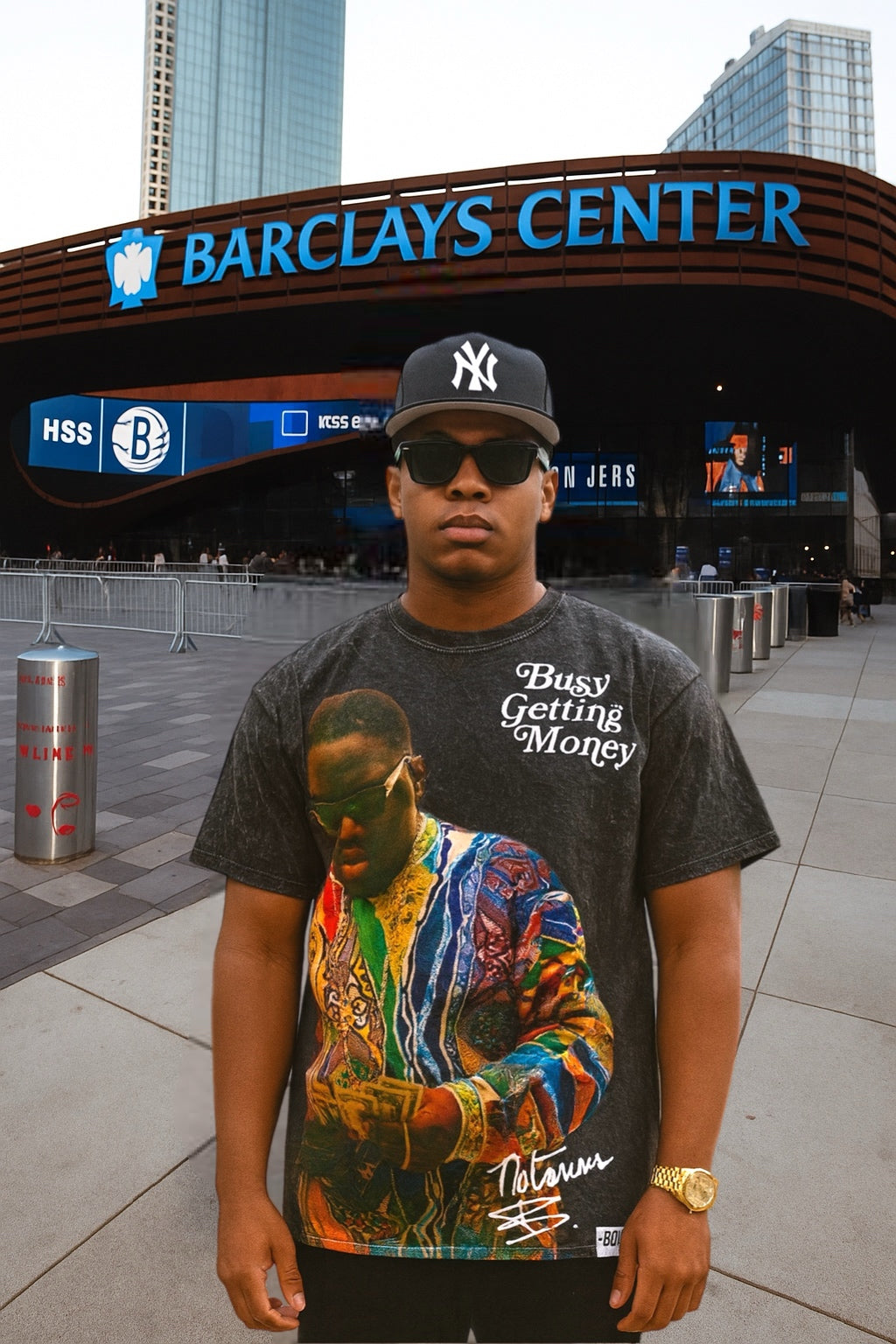 “Notorious B.I.G” Autographed Busy Getting Money® T-Shirt