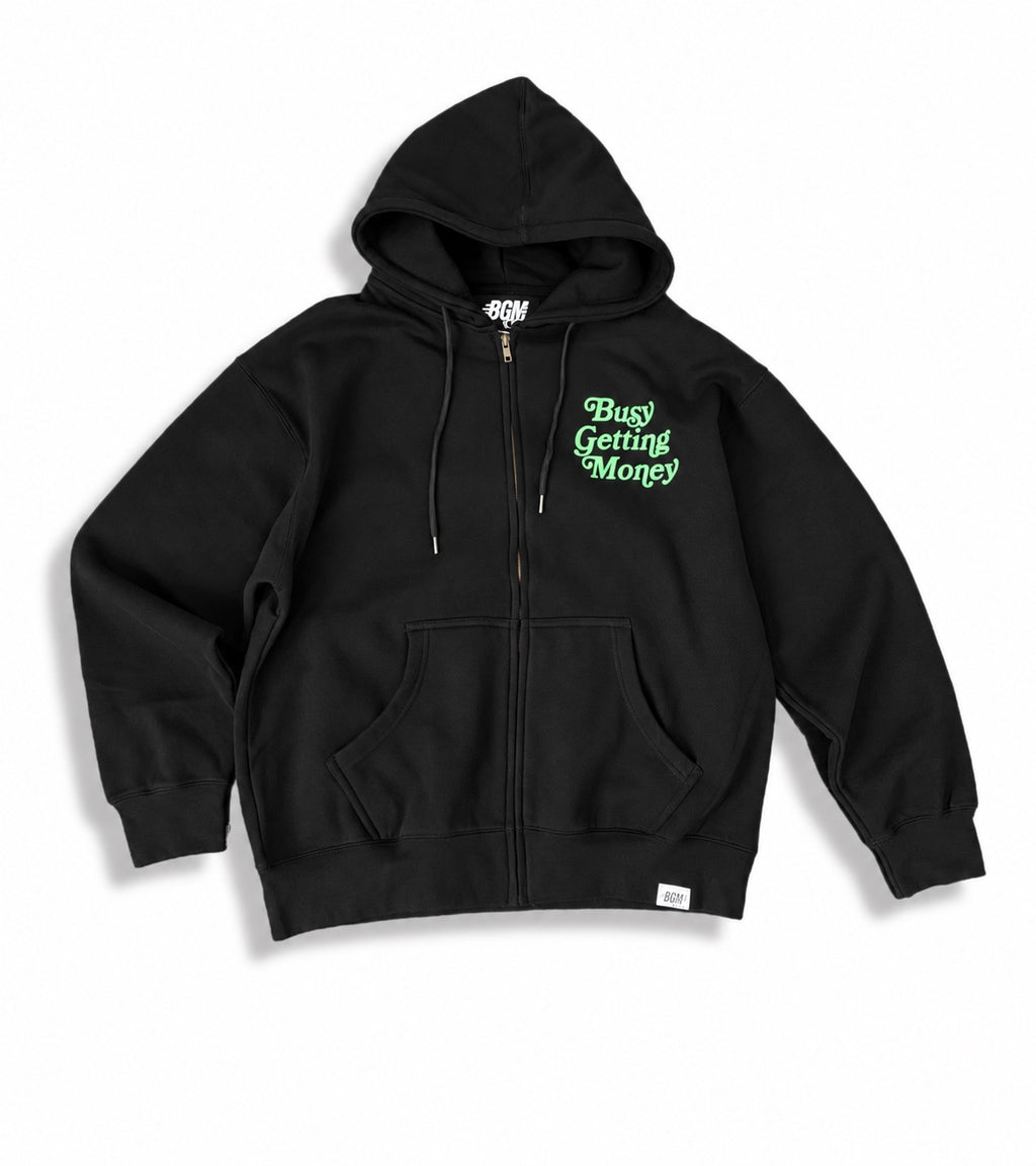 OG BGM “Glow in the dark” Zip up Hoodie