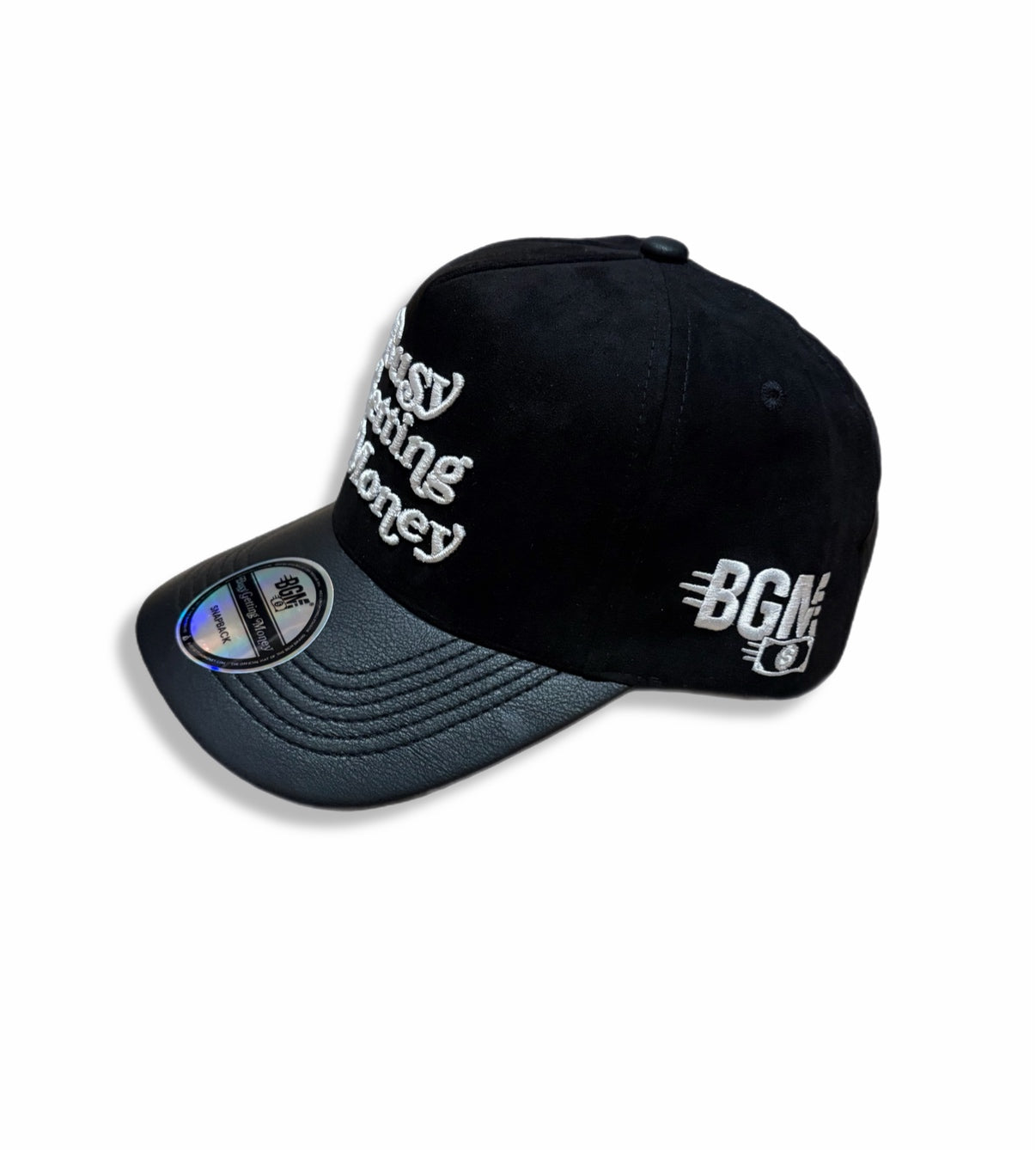 BGM leather & suede Snspback