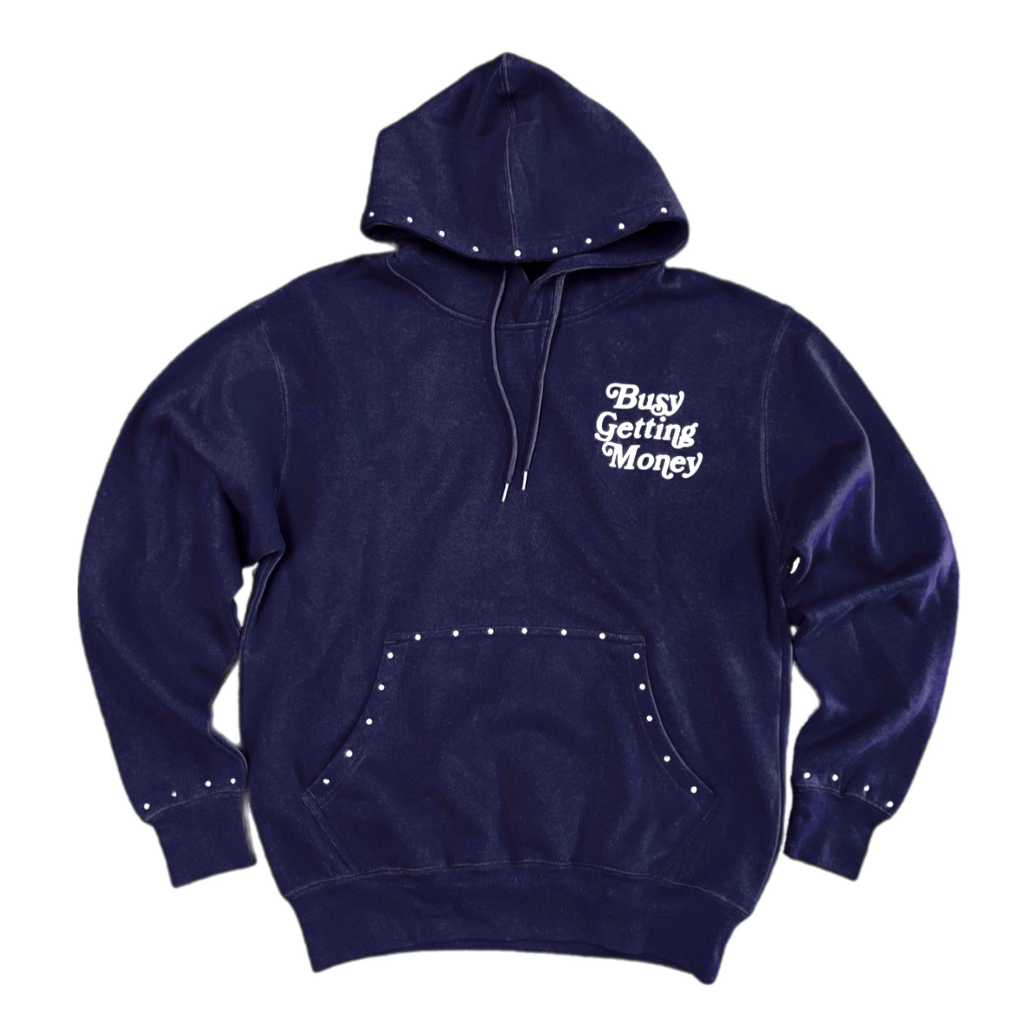 Busy Getting Money®
 “Signature Logo” Rhinestone Hoodie