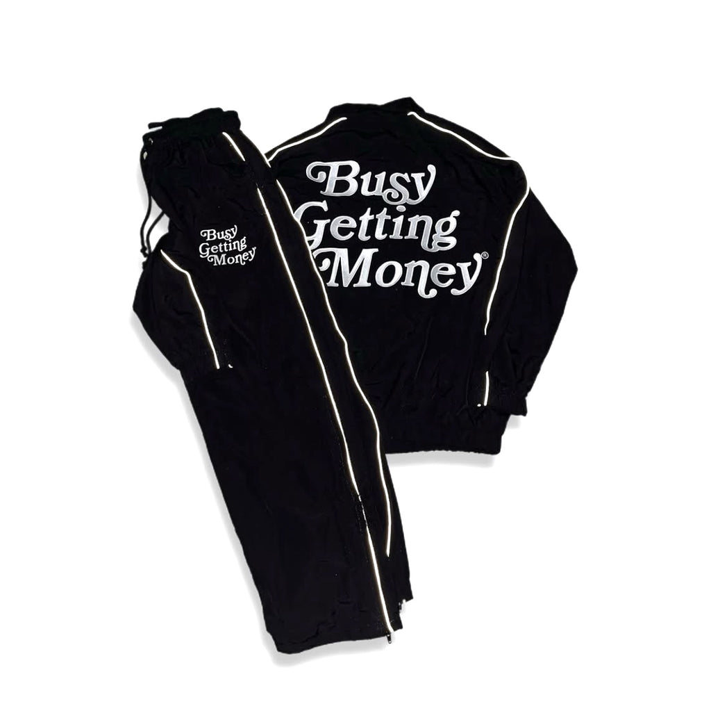 BGM Crinkle Nylon Sweatsuit