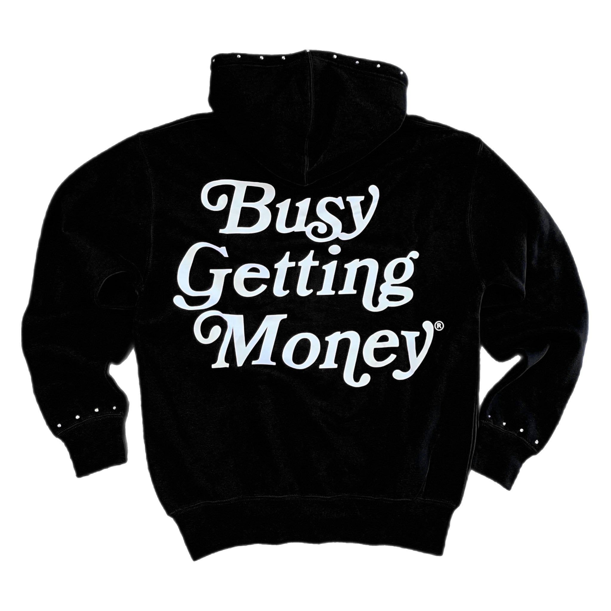 Busy Getting Money®
 “Signature Logo” Rhinestone Hoodie