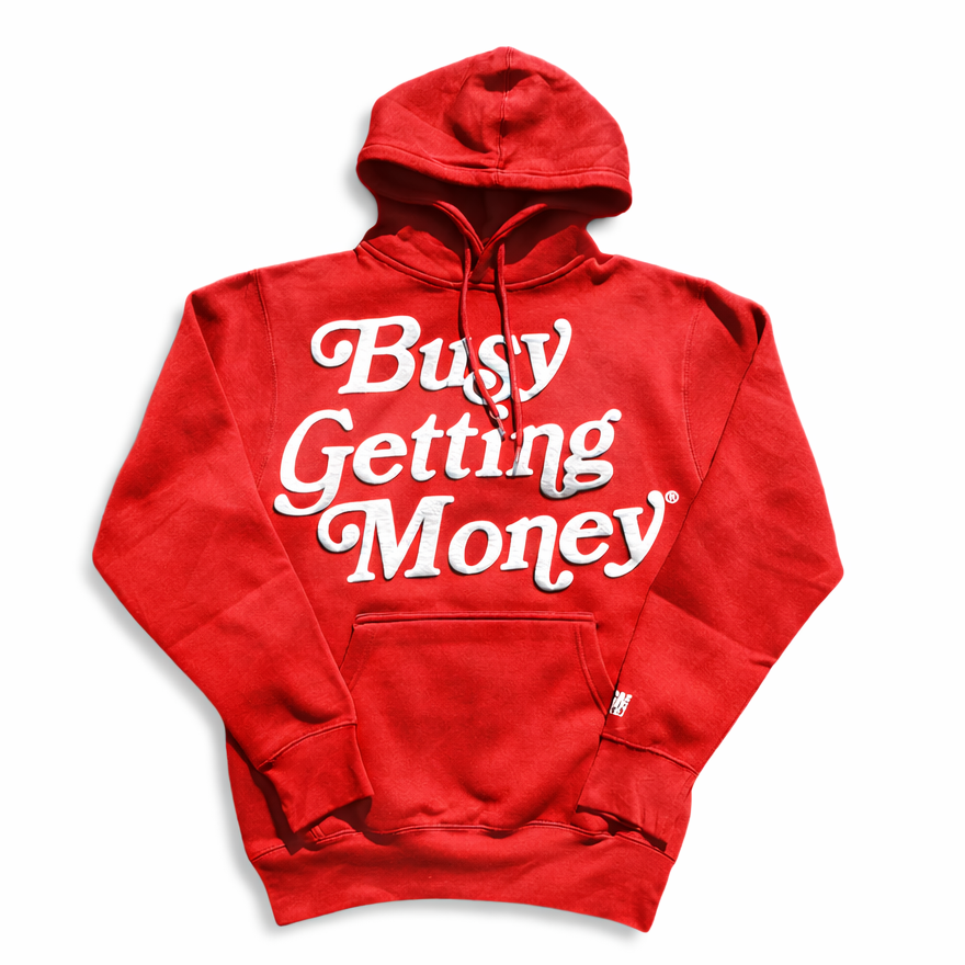 Busy Getting Money®
 “3D  Puff Print Logo”Hoodie