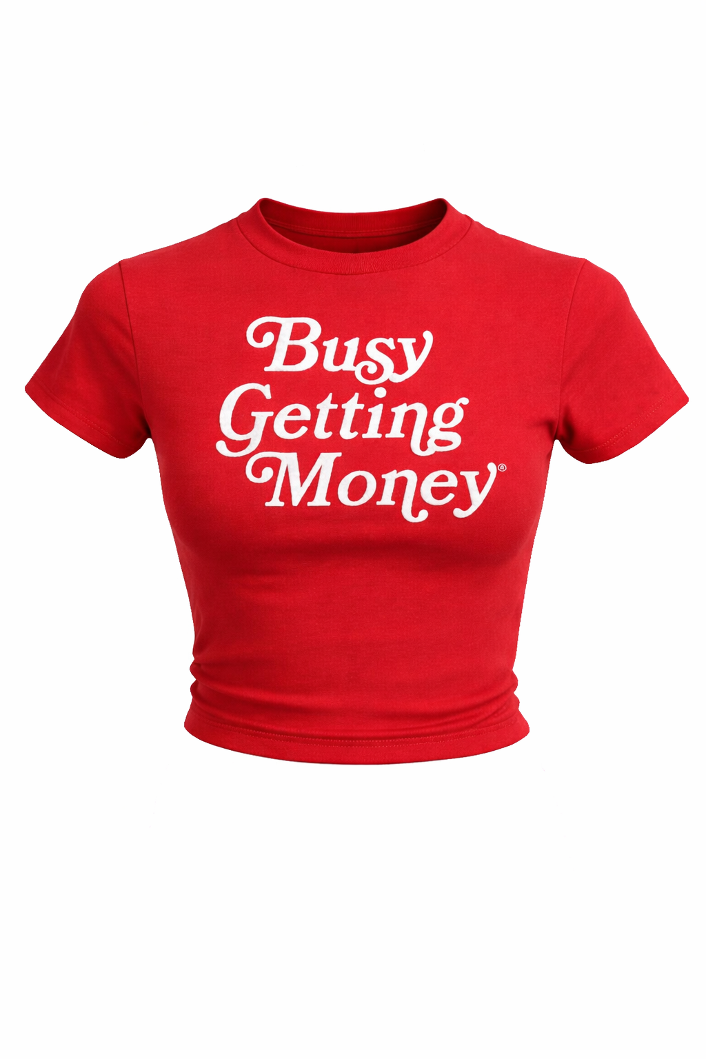Ladies BGM Essential crop top tee